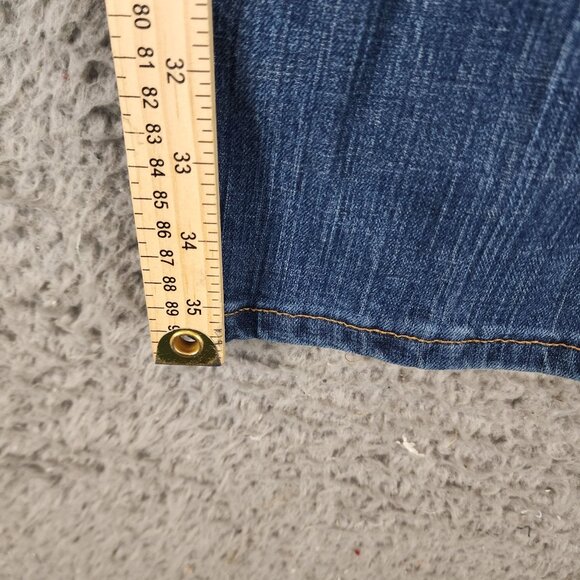 Wrangler Jeans Womens 9 Tall Dark Wash Stretch Mid Rise Bootcut *Read* - Picture 8 of 14